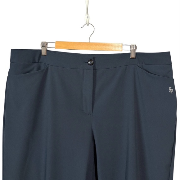 Sportive Plus, Slim Max Plus Size Pants, 20W, Navy 🏌️‍♀️ - Picture 3 of 11